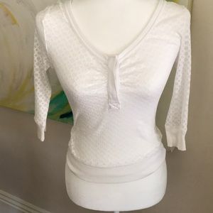 Adorable sheer sweater!